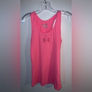 Under Armour Racerback Hot Pink Tank Top Women's Medium